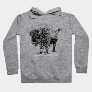 Cute bison gift ideas, bison tees bison hoodies Hoodie